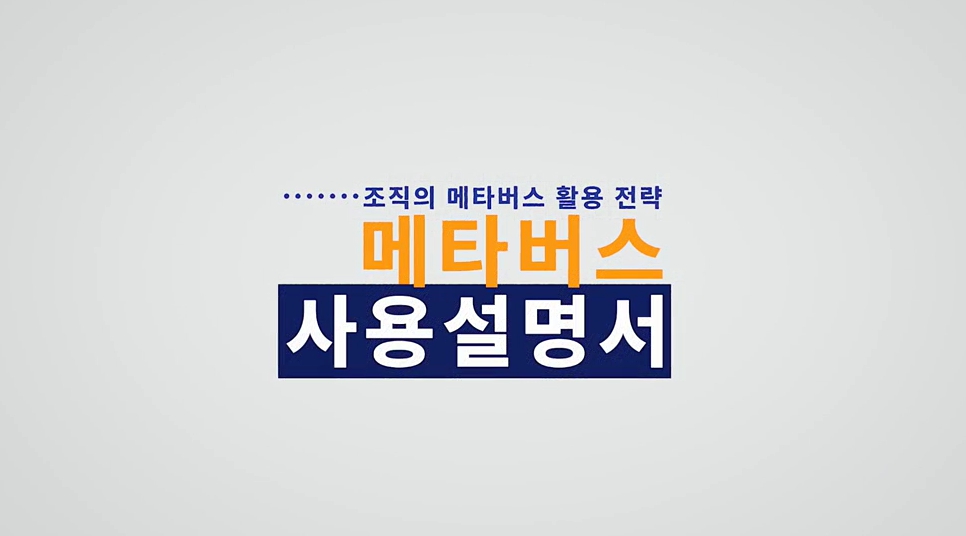 메타버스 사용설명서 - 조직의 메타버스 활용 전략